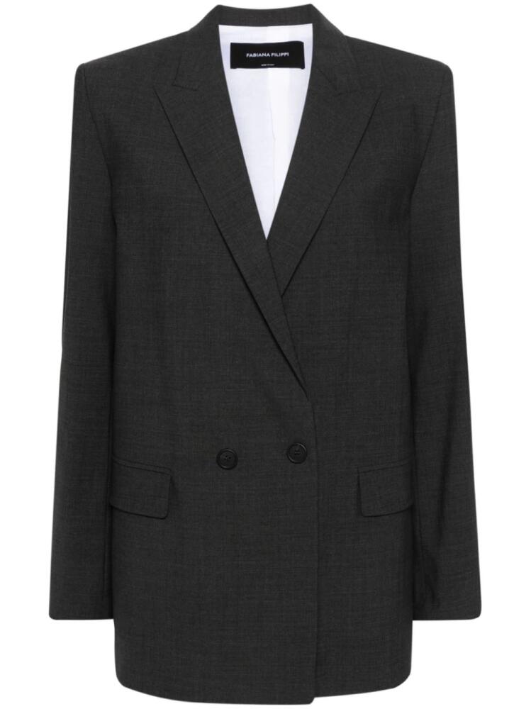 Fabiana Filippi double-breasted blazer - Grey Cover