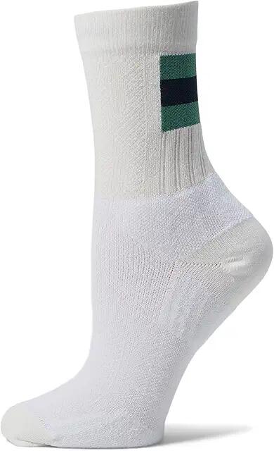 On Tennis Socks (White/Green) Women's No Show Socks Shoes Cover