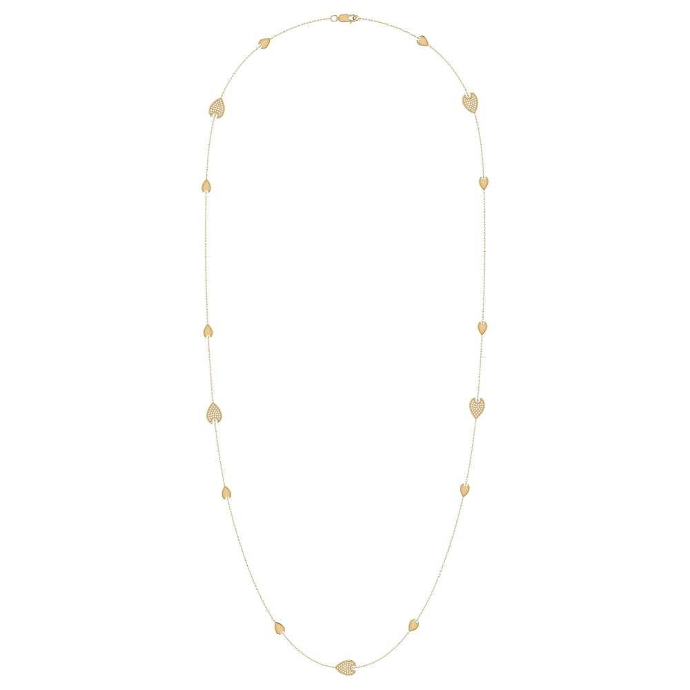 LuvMyJewelry Avani Raindrop Layered Sterling Silver Diamond Necklace in 14Kt Gold Vermeil On Sterling Cover