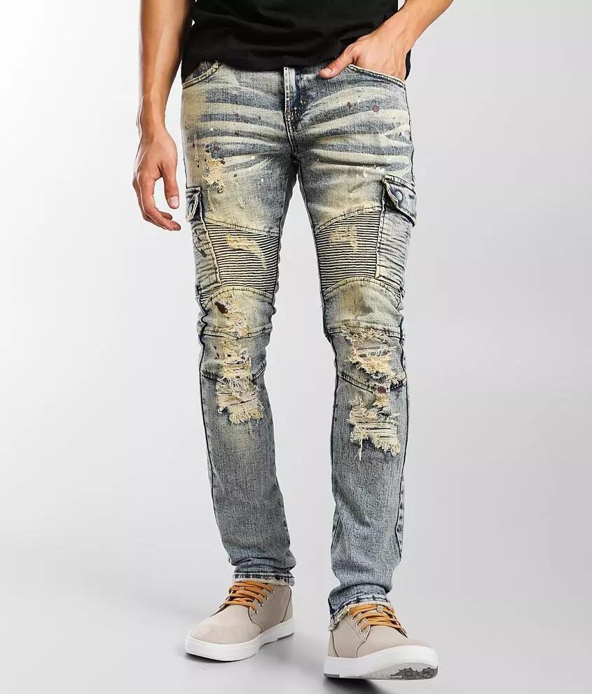 PREME Sydney Moto Skinny Stretch Cargo Jean Cover