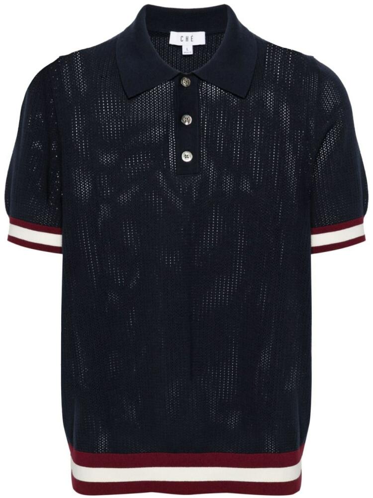 CHÉ Quinn polo shirt - Blue Cover