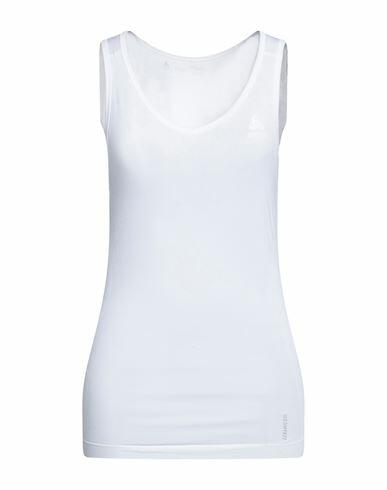 Odlo Woman Tank top White Polyester, Polyamide Cover