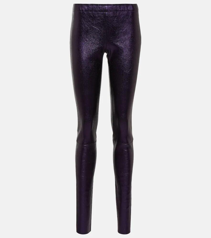 Stouls Carolyn metallic leather leggings Cover