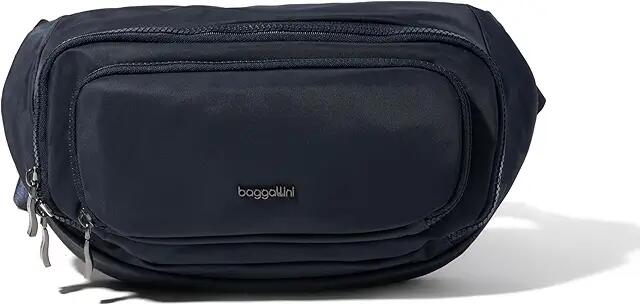 Baggallini On The Go Large Belt Bag Waist Pack (French Navy Twill) Bags Cover