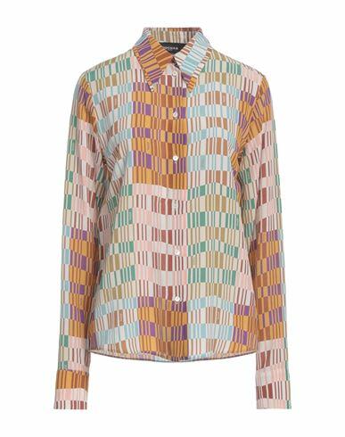 Rochas Woman Shirt Camel Silk Cover