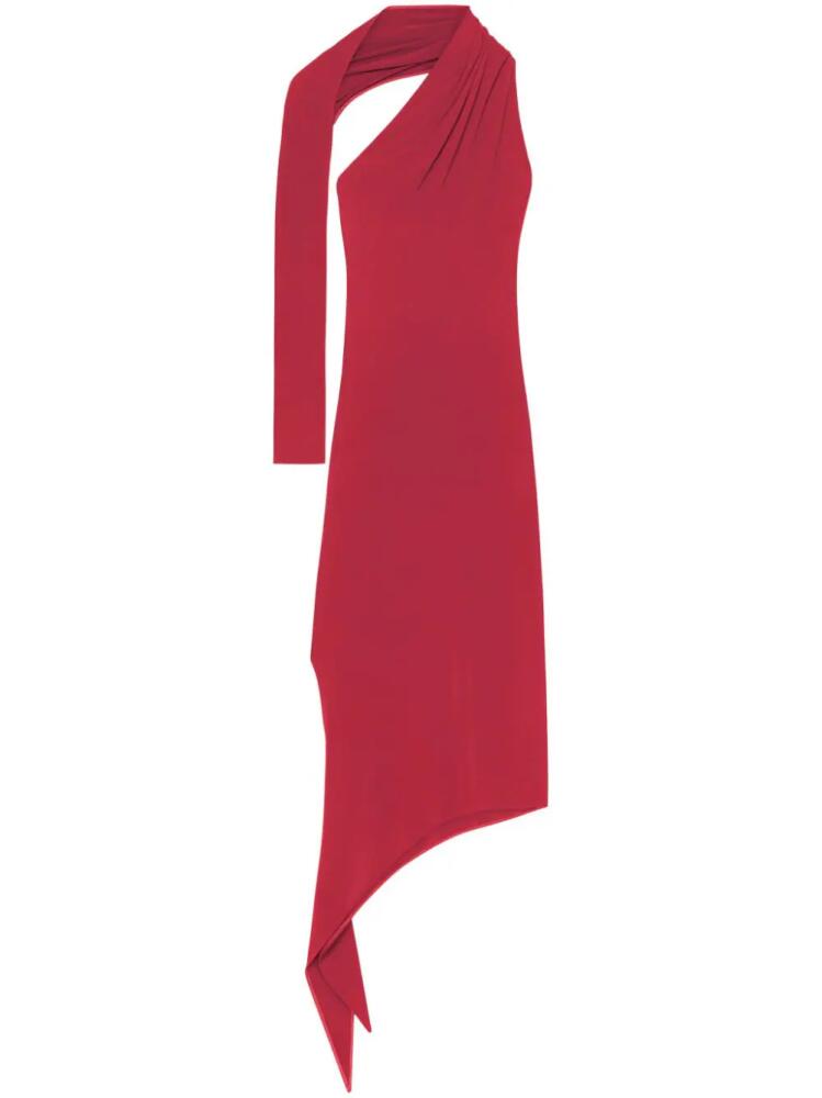 Courrèges Slash crepe maxi dress - Red Cover