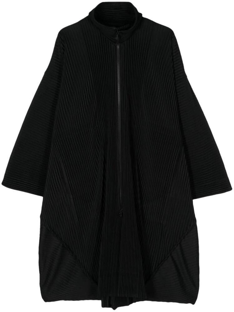 Homme Plissé Issey Miyake MC December plissé coat - Black Cover