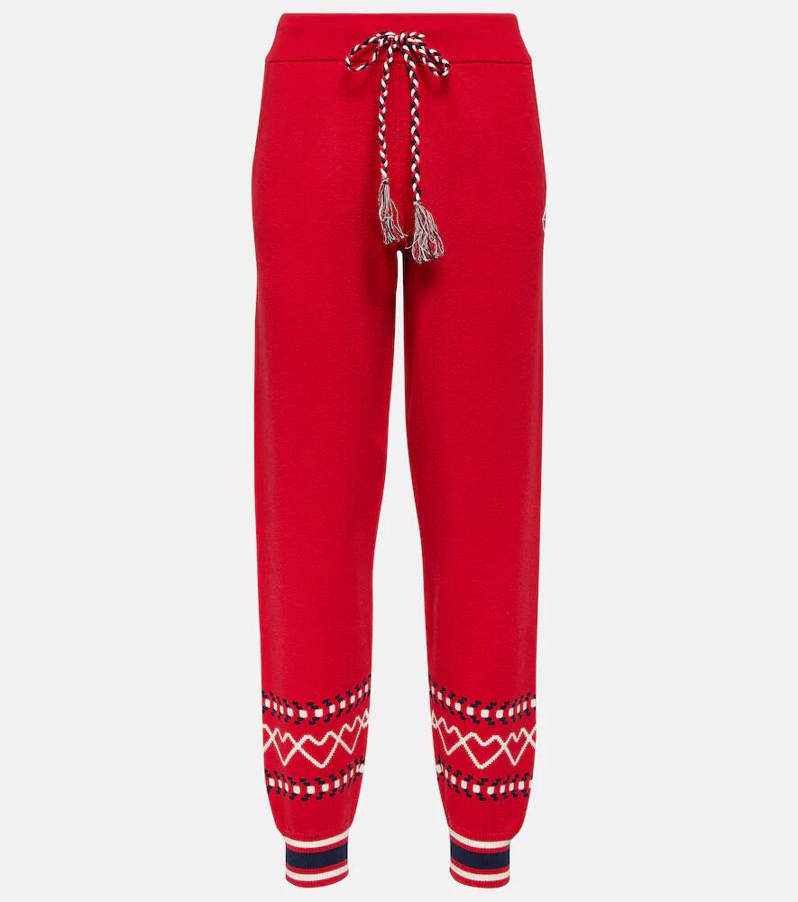 The Upside Monterosa Jojo knit cotton sweatpants Cover