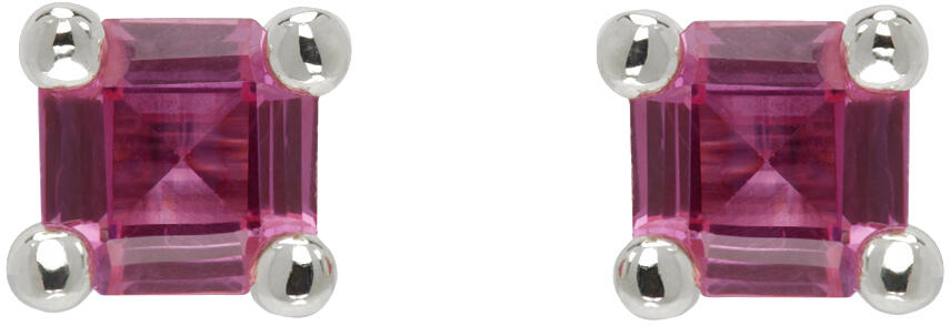 Mondo Mondo Silver & Pink Atomic Studs Cover