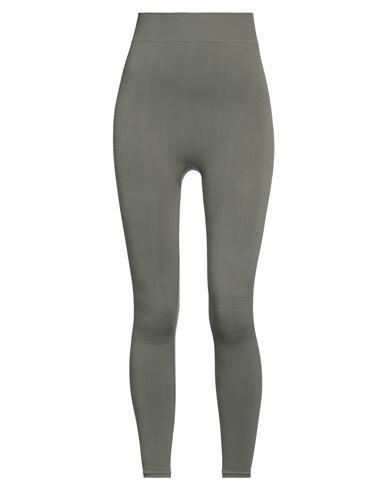 Rick Owens Woman Leggings Khaki Polyamide, Elastane Cover