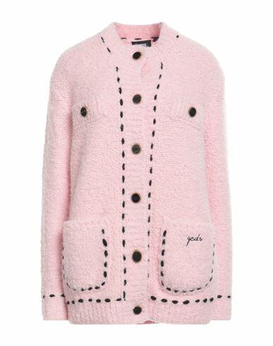 Gcds Woman Cardigan Pink Acrylic, Alpaca wool, Virgin Wool, Polyamide Cover