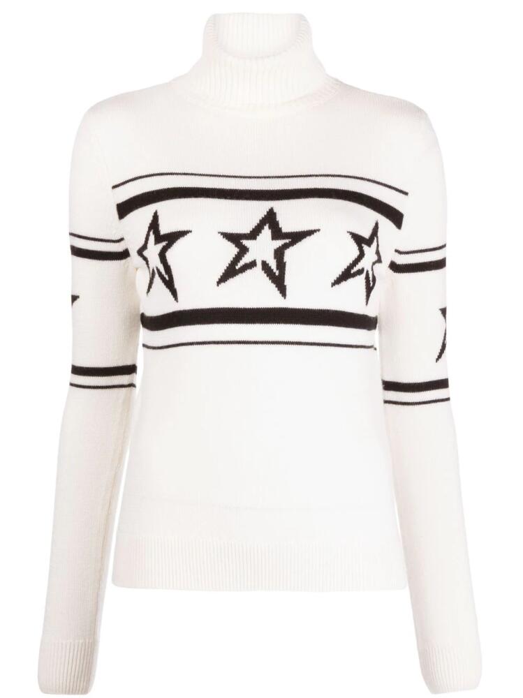 Perfect Moment Chopper roll-neck jumper - White Cover