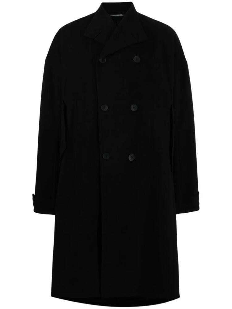 Julius double-breasted coat - Black Cover