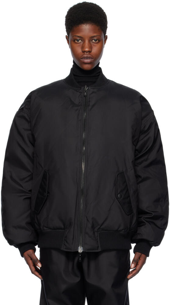 WARDROBE.NYC Black Reversible Down Bomber Jacket Cover