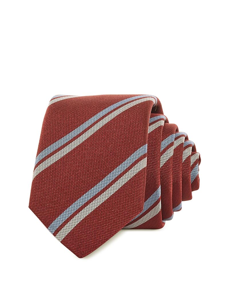 Hugo Striped Silk Blend Skinny Tie Cover