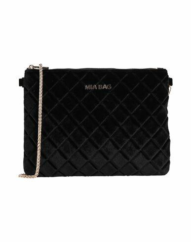 Mia Bag Woman Cross-body bag Black Textile fibers Cover