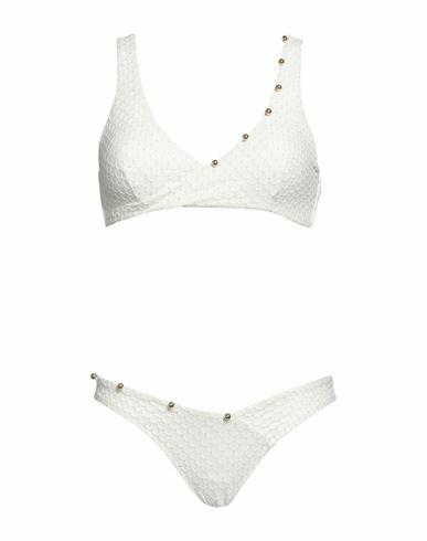 Moeva Woman Bikini White Polyamide, Elastane Cover