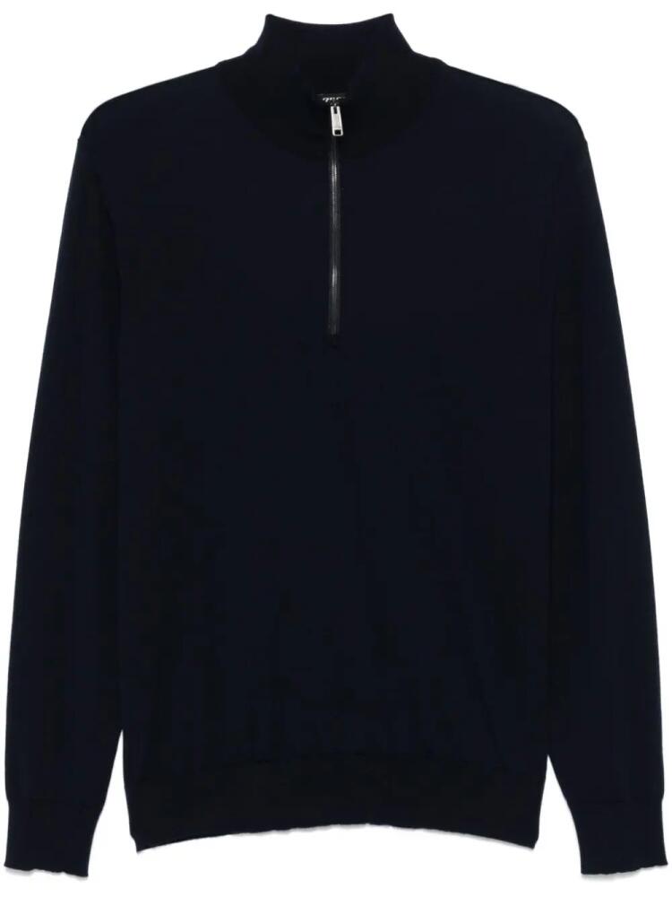 Zegna wool sweater - Blue Cover