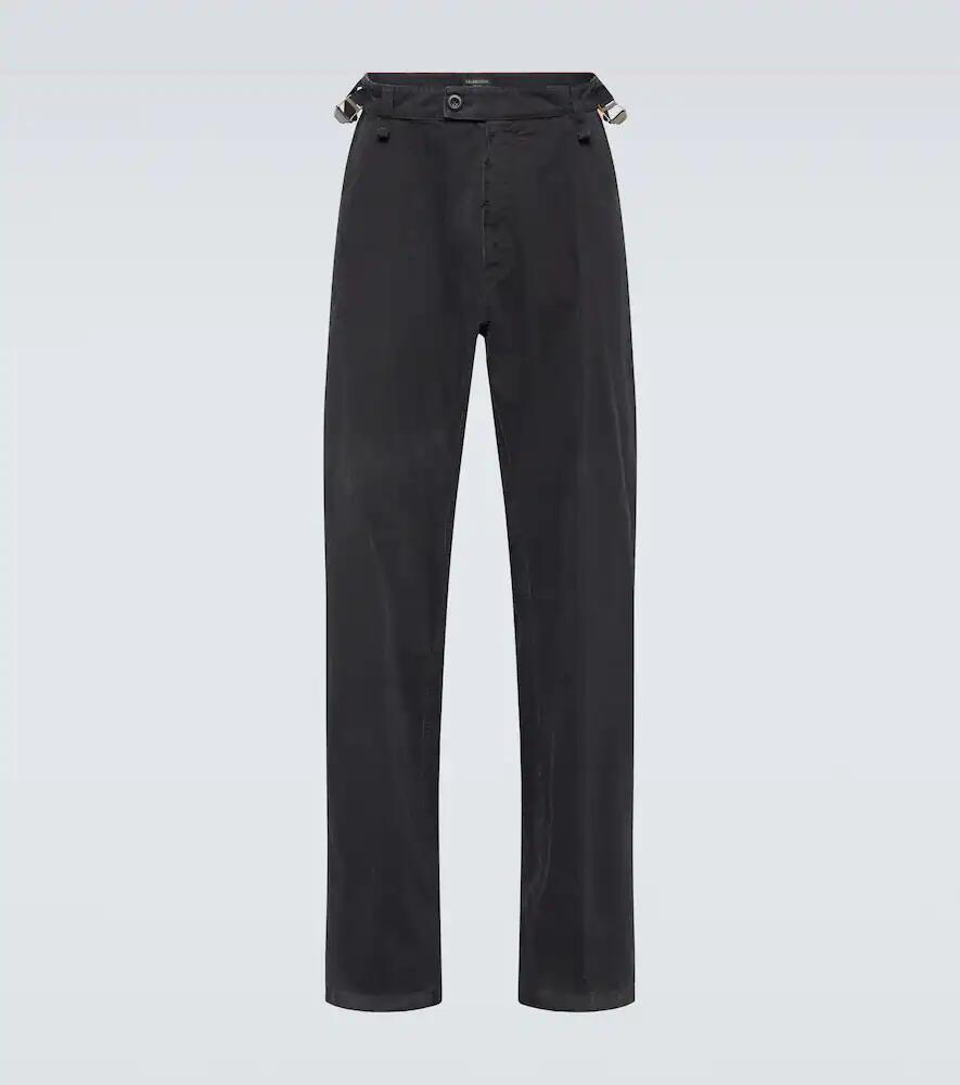 Balenciaga Cotton canvas straight pants Cover