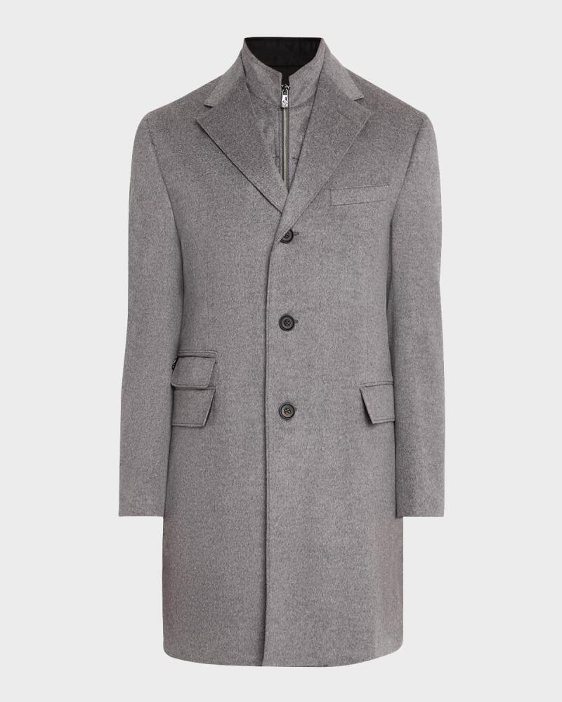 Corneliani Men's Wool ID Topcoat Cover