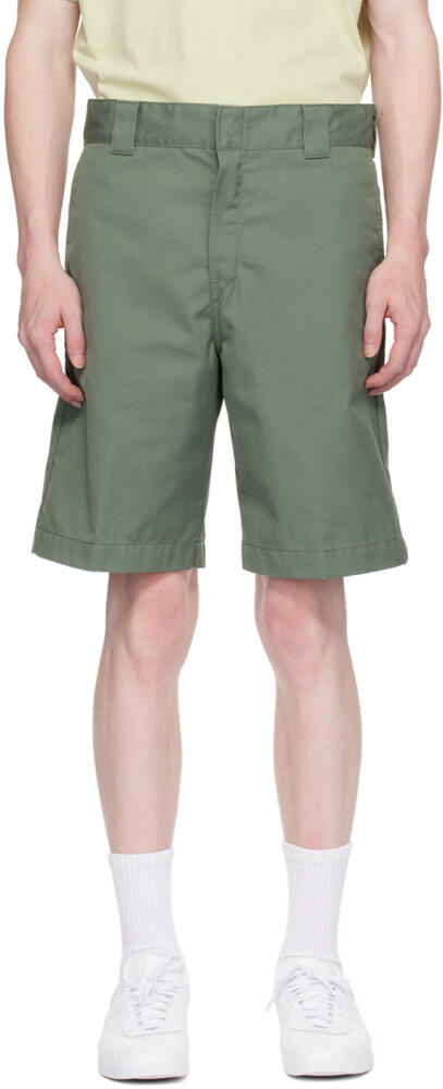 Carhartt Work In Progress Green Craft Shorts Cover