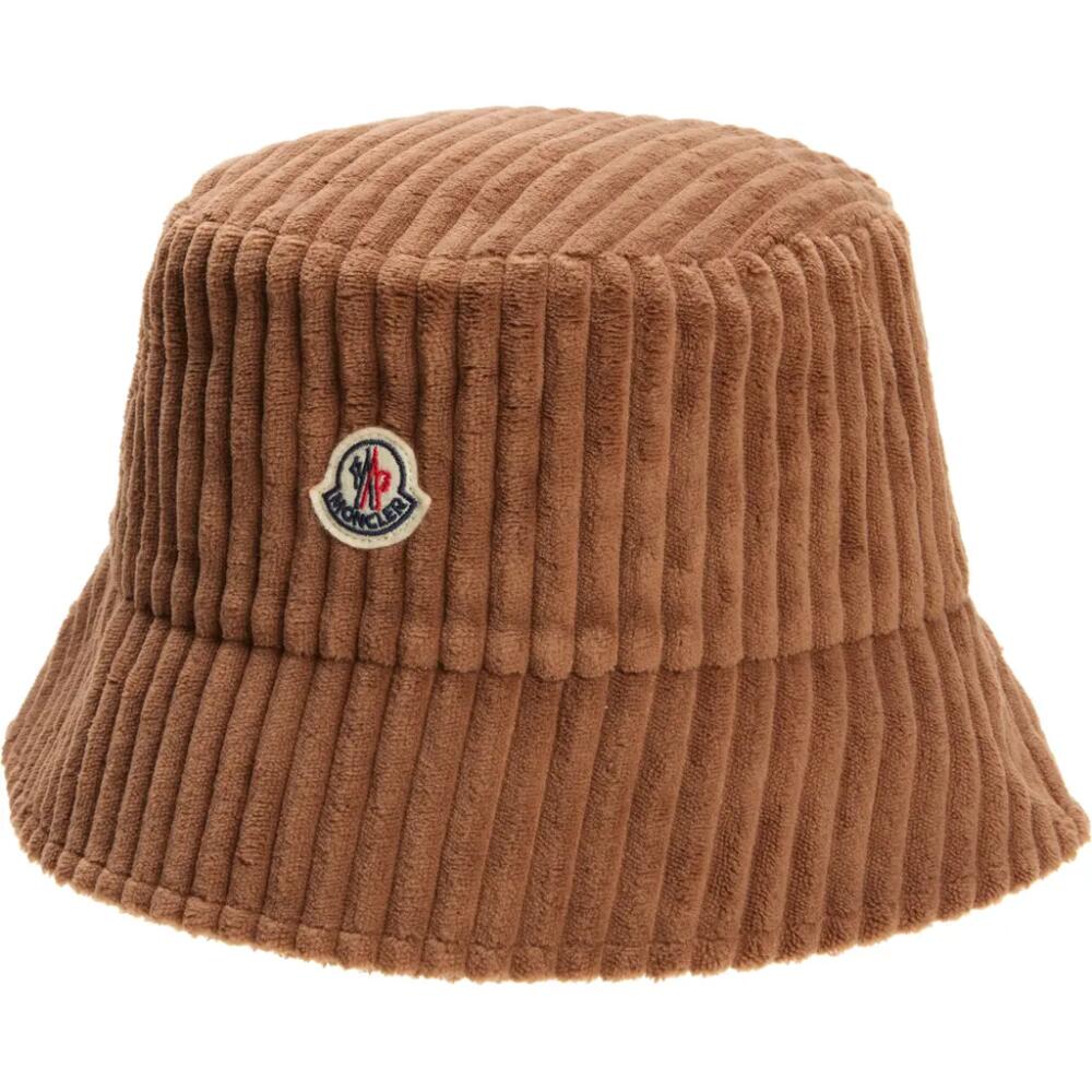 Moncler Corduroy Bucket Hat in Brown Cover