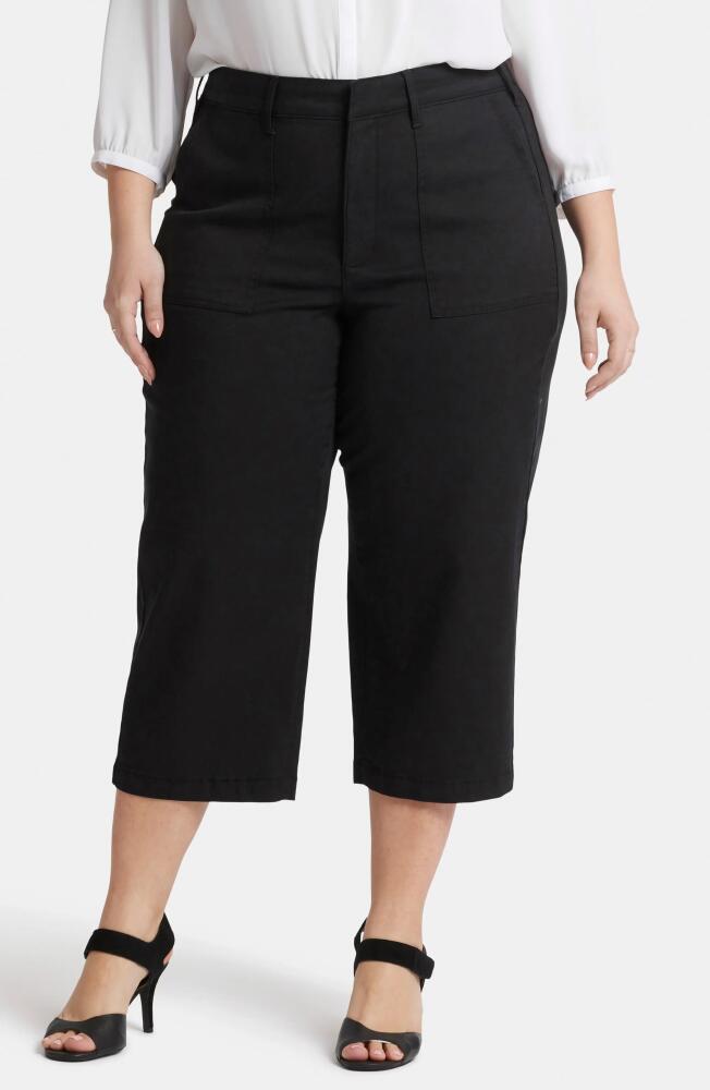 NYDJ Crop Utility Pants in Black Cover