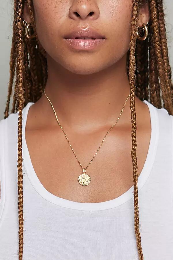 Deux Lions Jewelry Gold Zodiac Necklace Cover