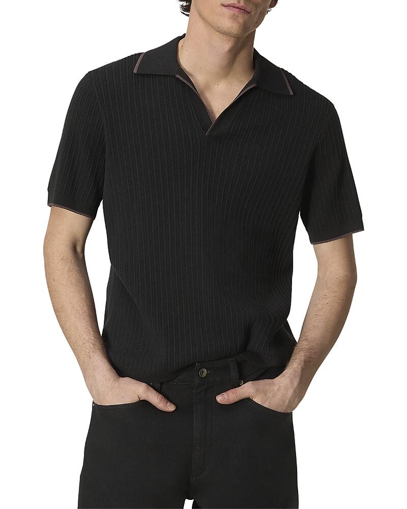 rag & bone Harbor Textured Polo Shirt Cover