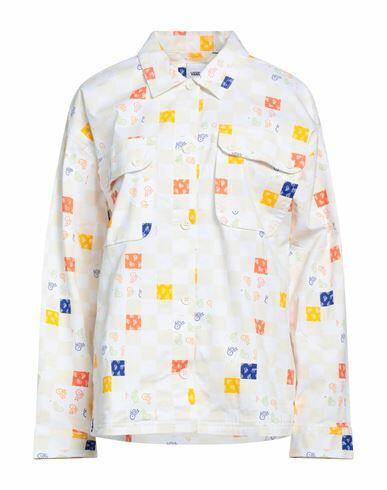 Vans Woman Shirt Ivory Cotton, Elastane Cover