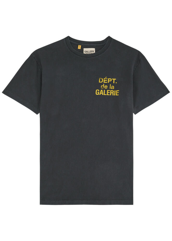 Gallery Dept. Logo-print Cotton T-shirt - Black Cover