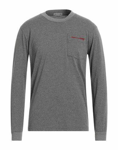 Daniele Alessandrini Homme Man T-shirt Grey Cotton Cover