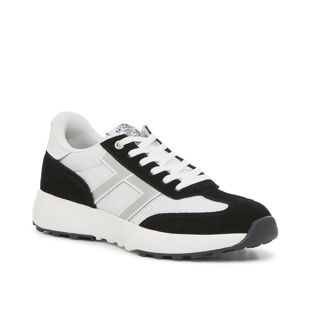 Le TIGRE Baxter Sneaker | Men's | White/Black/Silver Cover