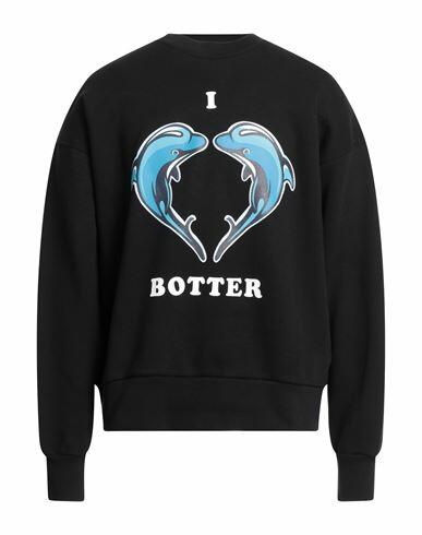 Botter Man Sweatshirt Black Organic cotton Cover