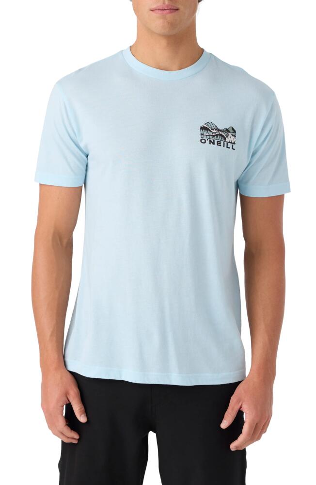 O'Neill Sundown Graphic T-Shirt in Sky Blue Heather Cover