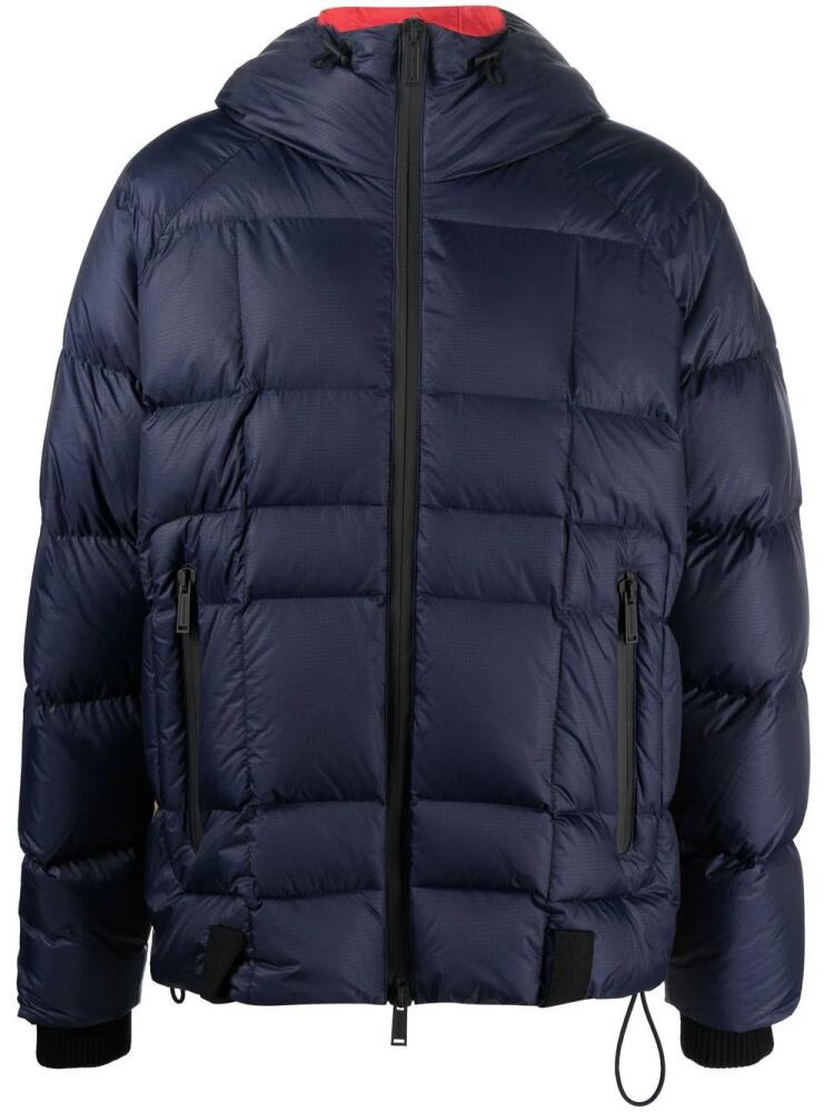 DSQUARED2 two-tone quilted down jacket - Blue Cover