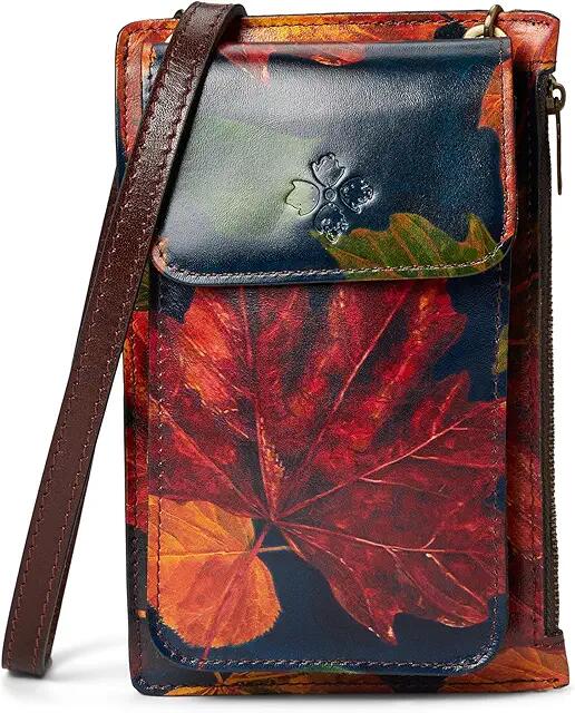 Patricia Nash Chiavella Phone C/B (Maple Leaves) Cross Body Handbags Cover