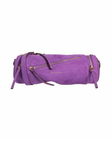 Manu Atelier Woman Cross-body bag Purple Leather Cover