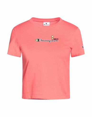 Champion Woman T-shirt Coral Cotton Cover