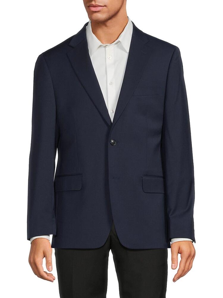 Tommy Hilfiger Men's Wool Blend Blazer - Navy Cover