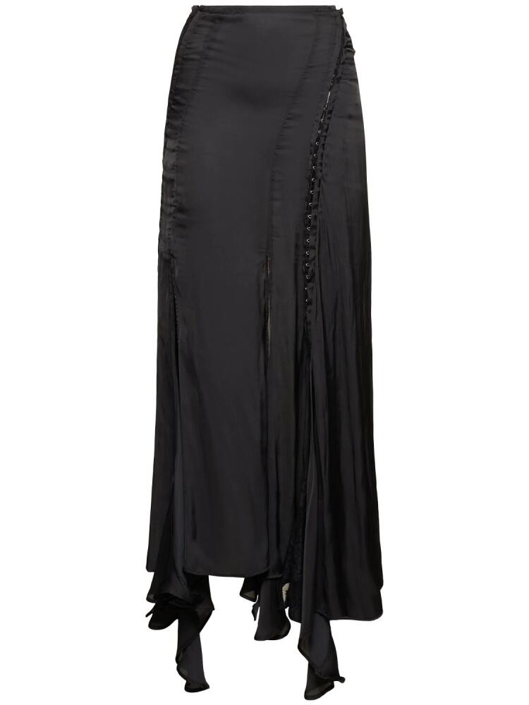 Y/PROJECT Jersey & Lace Long Skirt W/ Hooks Cover