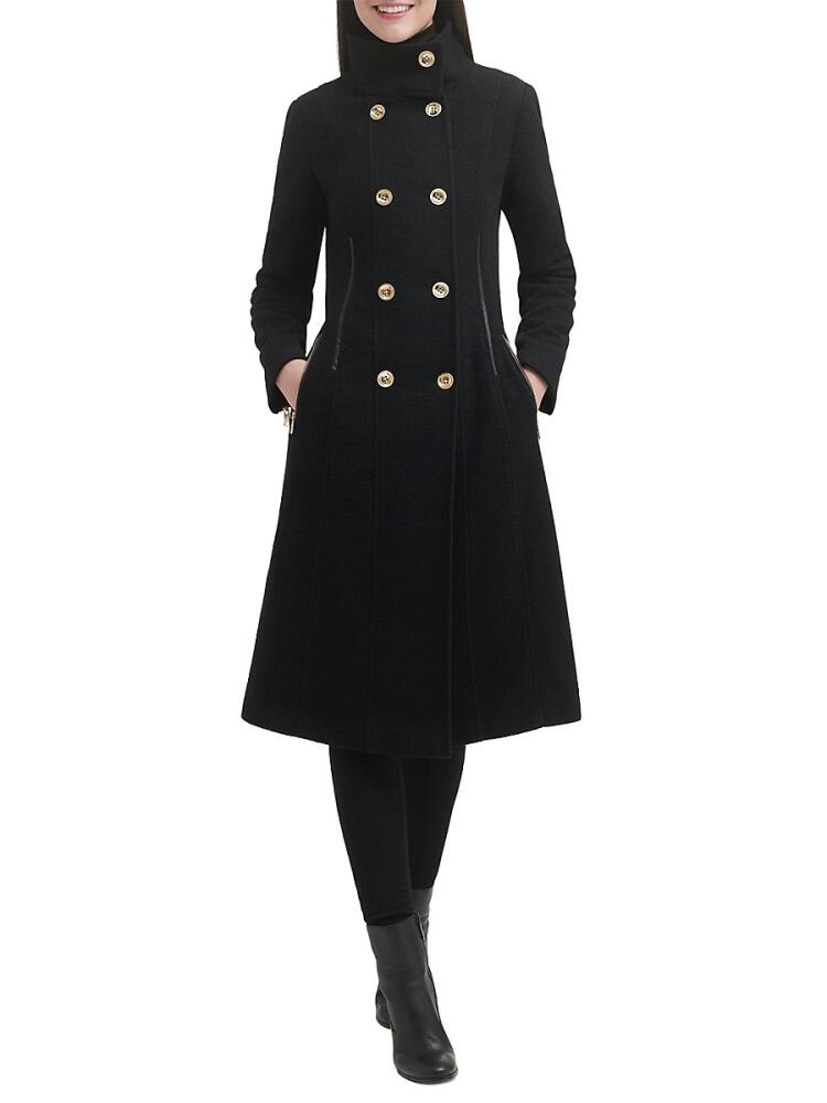 Guess Women's Wool Blend Trench Coat - Black Cover