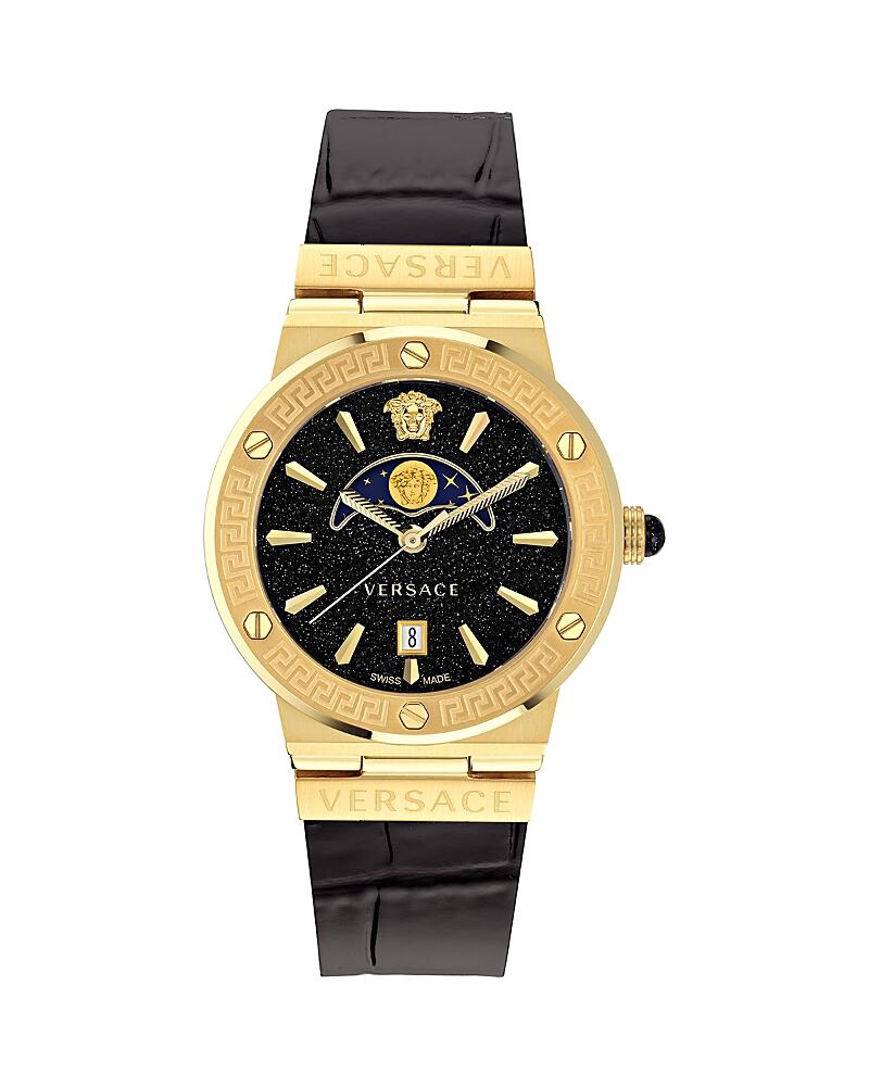 Versace Greca Logo Moonphase Watch, 38mm Cover