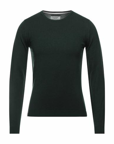 Fred Mello Man Sweater Dark green Viscose, Nylon Cover