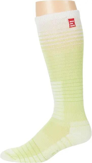 Eurosock Eco Ski (White/Lime) Crew Cut Socks Shoes Cover