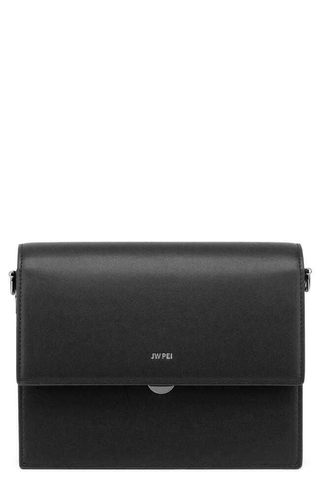 JW PEI Mini Flap Faux Leather Crossbody Bag in Black Cover