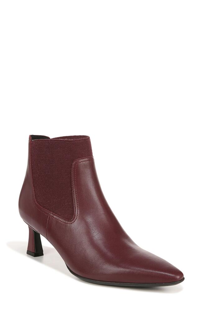 Naturalizer Daya Pointed Toe Bootie in Cabernet Sauvignon Red Leather Cover