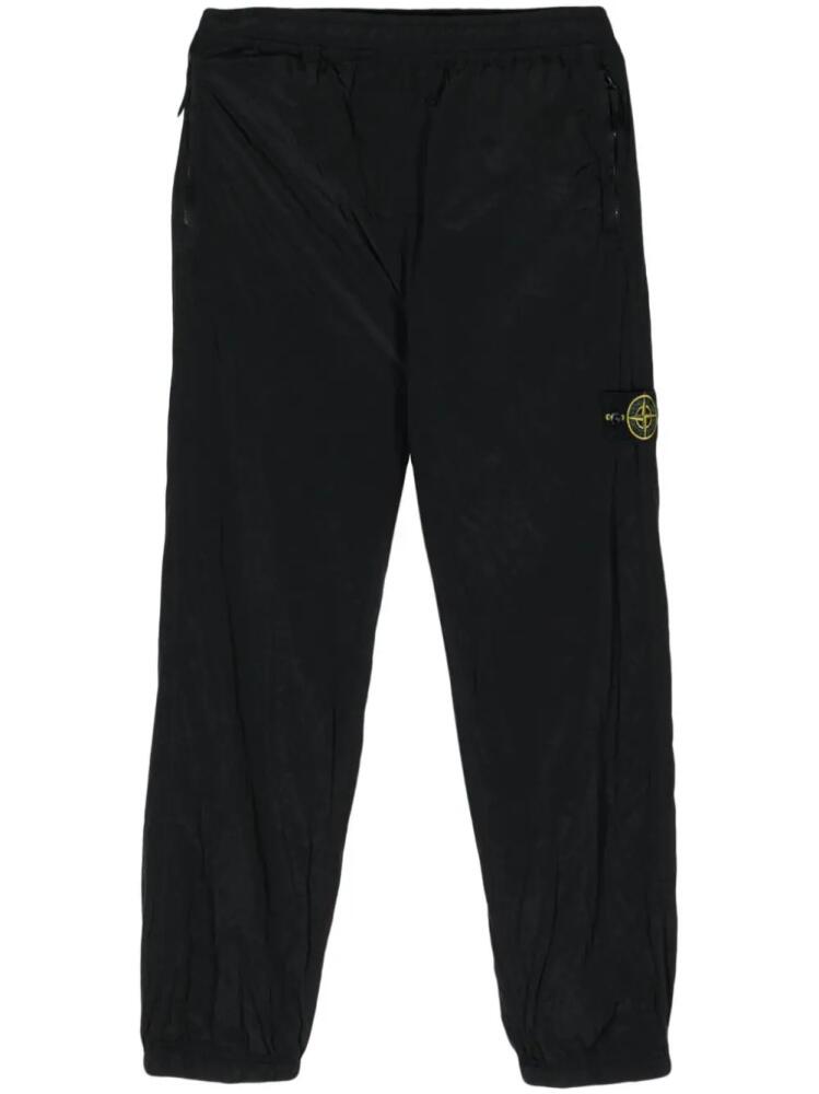 Stone Island Compass-badge track pants - Black Cover