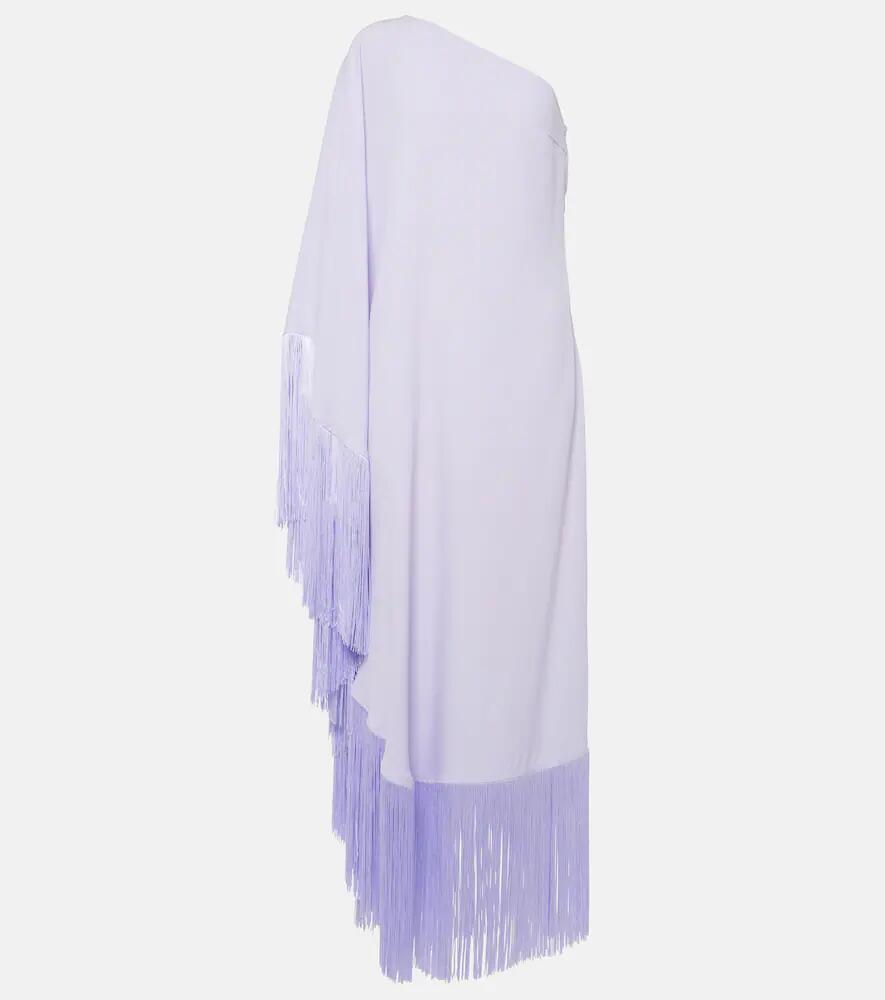 Taller Marmo Spritz fringed crêpe cady gown Cover