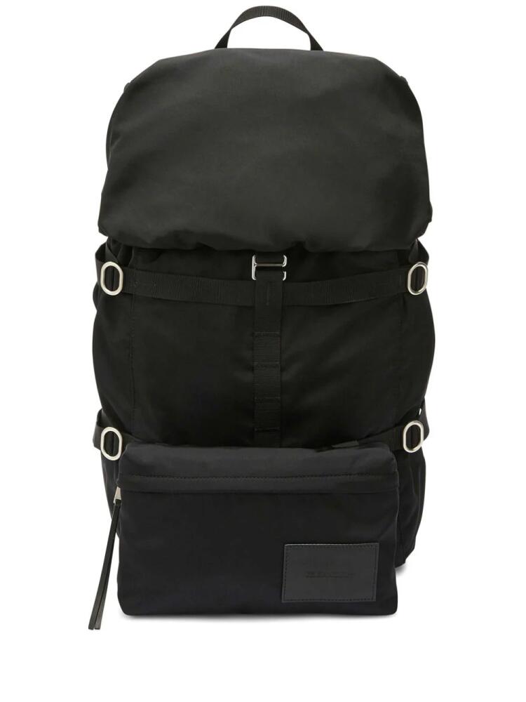 Jil Sander canvas outdoor backpack - Black Cover